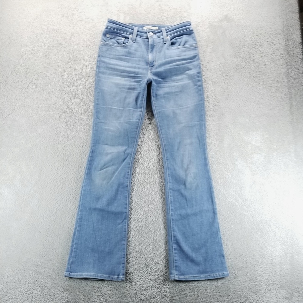Levis Jeans Womens 29‎ Blue 725 High Rise Bootcut Light Wash Stretch Denim